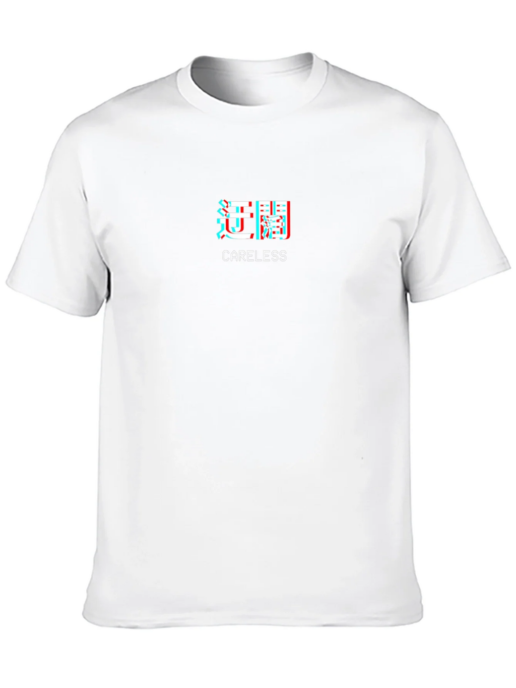 Careless Kanji Graphic Tee - Edgy Streetwear