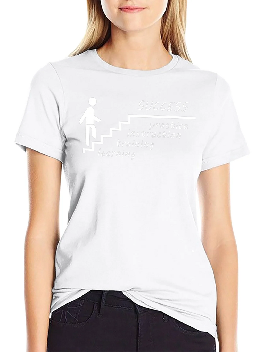Success Steps T-Shirt: Learning Training Practice