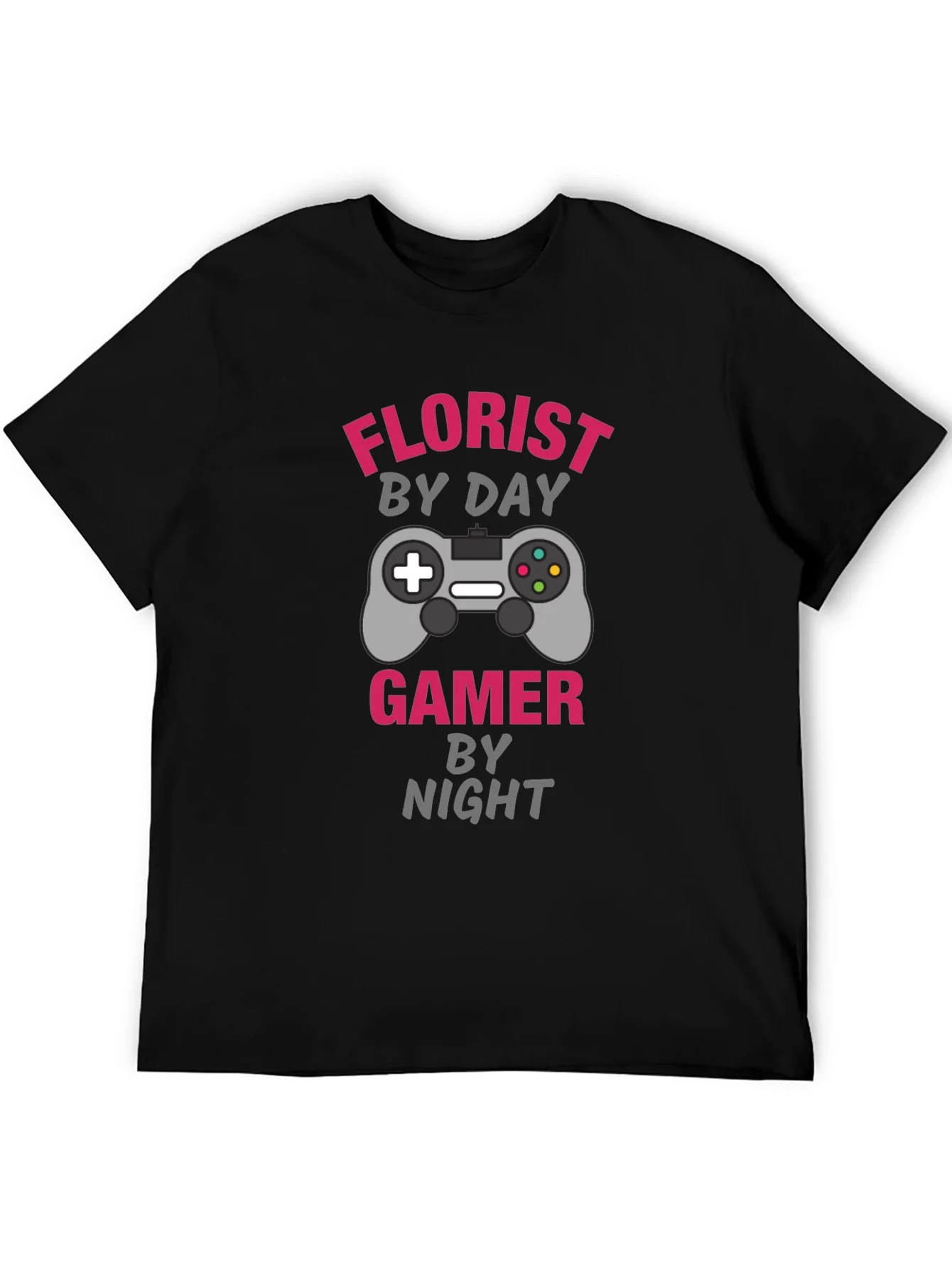 Florist by Day Gamer by Night Graphic Tee