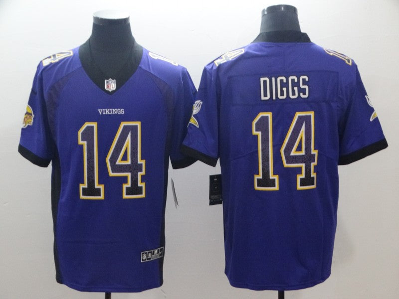 Men's Minnesota Vikings Stefon Diggs #14 Purple Game jersey