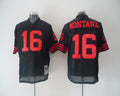 Men's San Francisco 49ers Joe Montana Black Legacy Replica Player jersey