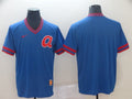 Men's Atlanta Braves Blue Cooperstown Collection Blank jersey