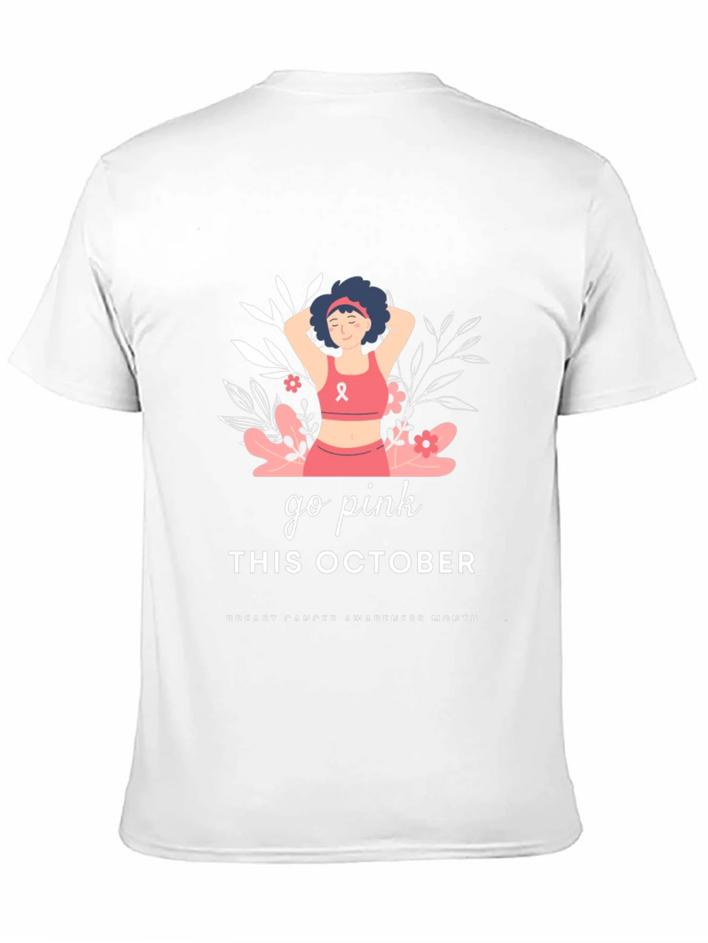 Go Pink Breast Cancer Awareness T-Shirt