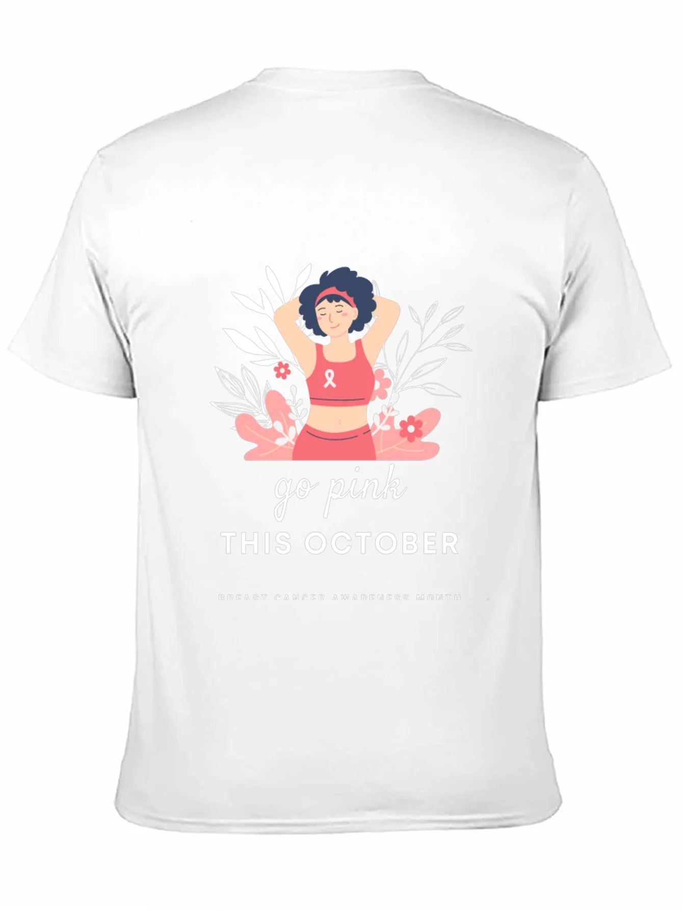 Go Pink Breast Cancer Awareness T-Shirt