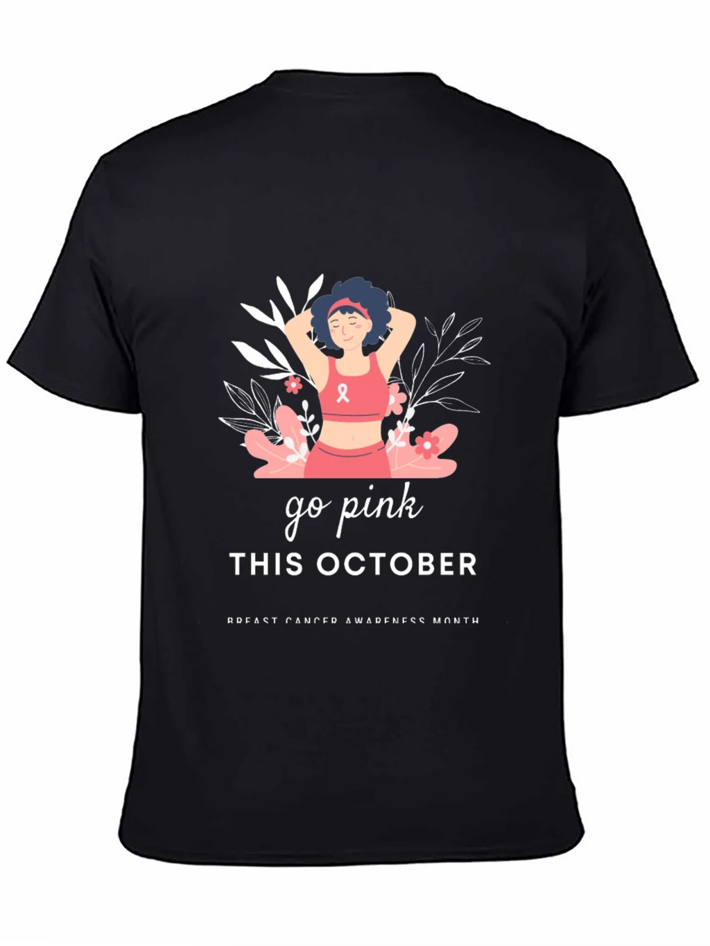 Go Pink Breast Cancer Awareness T-Shirt