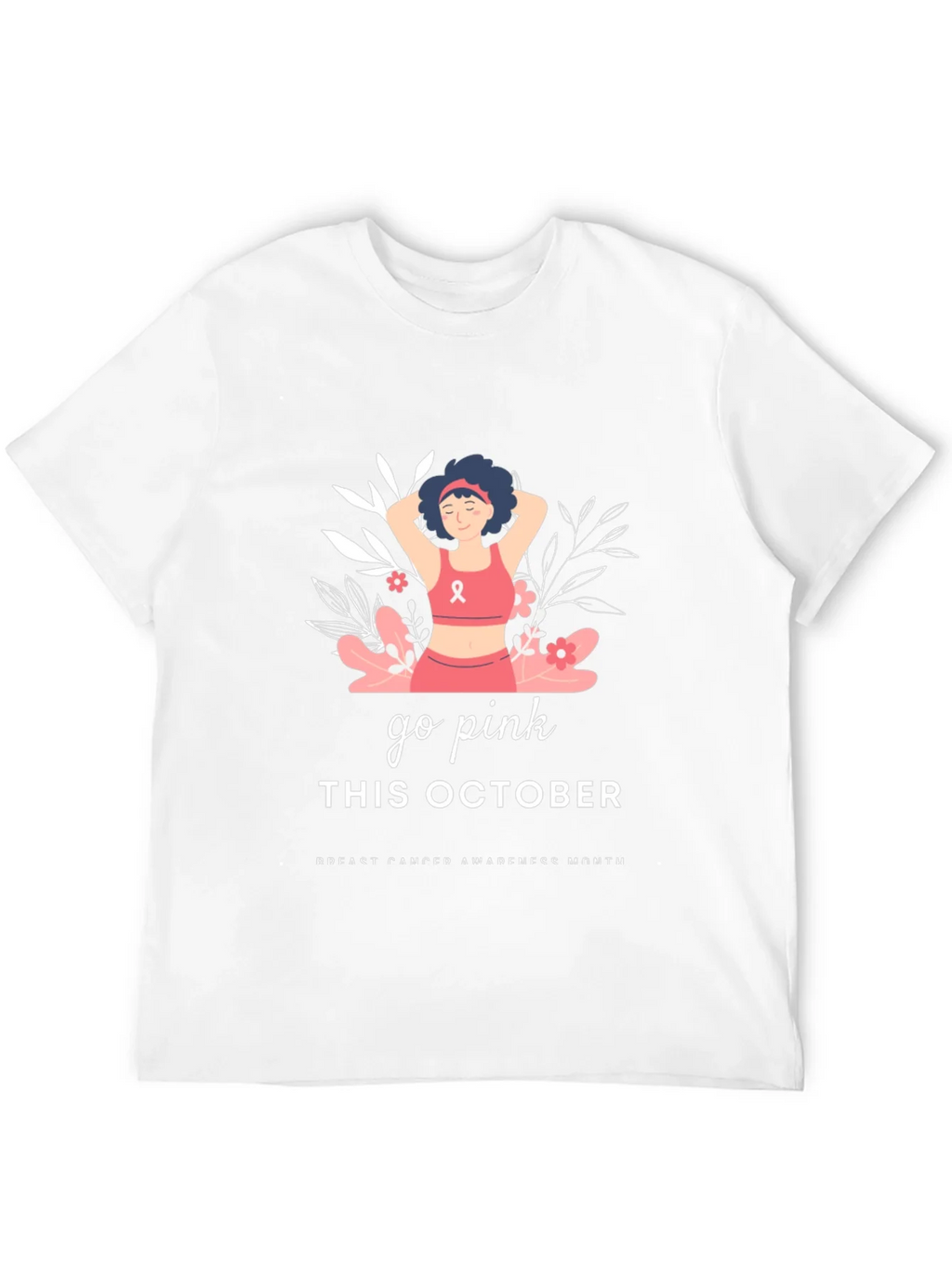 Go Pink Breast Cancer Awareness T-Shirt