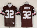 Men's Cleveland Browns Jim Brown Brown Legacy Replica Player jersey