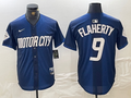 Men's Detroit Tigers Jack Flaherty #9 Navy 2024 City Connect Limited Player jersey