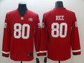 Men's San Francisco 49ers Jerry Rice #80 Red Alternate Game jersey