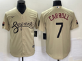 Men's Arizona Diamondbacks Corbin Carroll #7 Sand City Connect Replica Player jersey