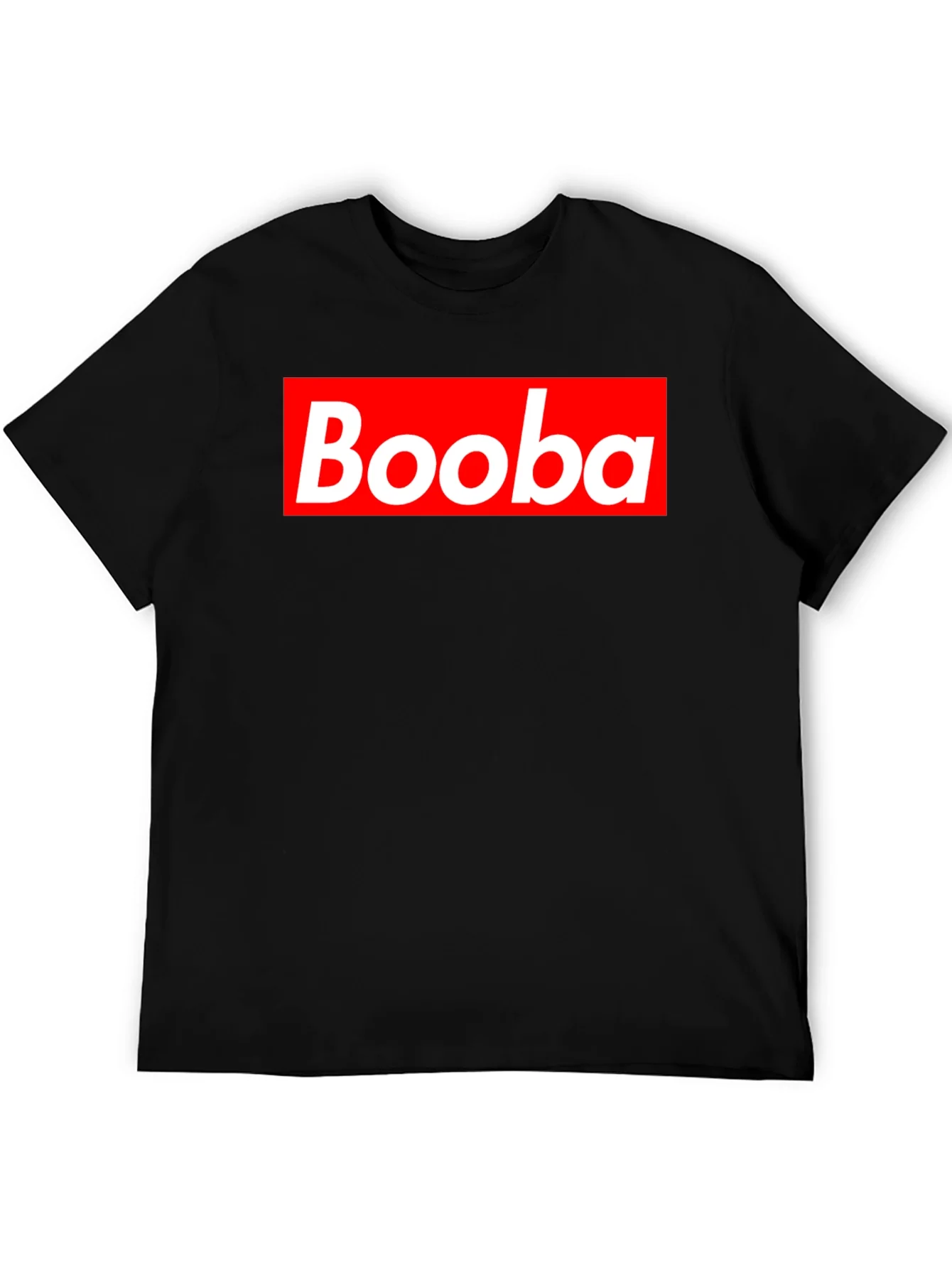 Booba Red Box Logo Black T-Shirt