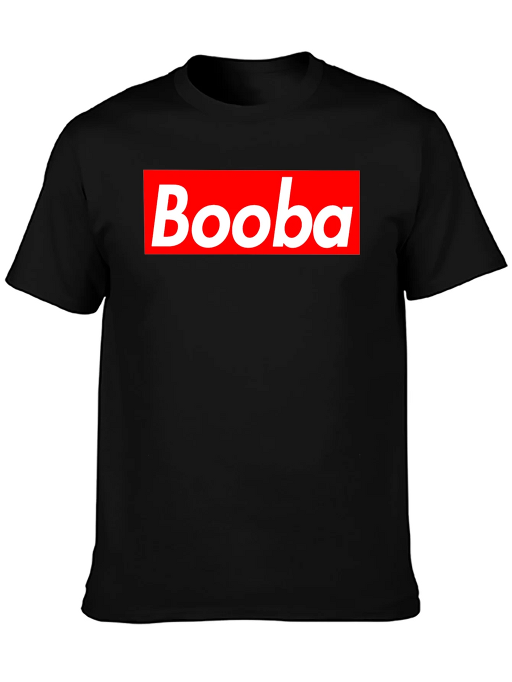 Booba Red Box Logo Black T-Shirt