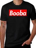 Booba Red Box Logo Black T-Shirt