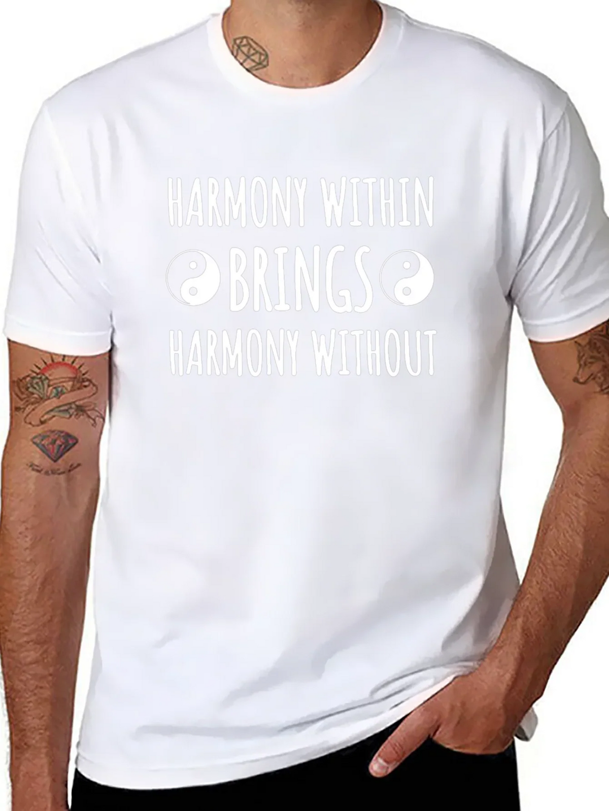 Harmony Within T-Shirt - Yin Yang Graphic Tee