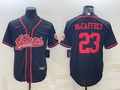 Men's San Francisco 49ers Christian McCaffrey #23 Black Game jersey Joint Edition