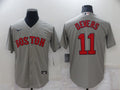 Men's Boston Red Sox Rafael Devers #11 Gray Replica Baseball jersey