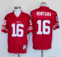 Men's San Francisco 49ers Joe Montana Scarlet Legacy Replica Player jersey