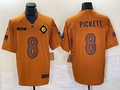 Men's Pittsburgh Steelers Kenny Pickett #8 Brown 2023 Salute To Service Limited jersey