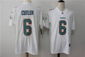 Men's Miami Dolphins Jay Cutler #6 White Game jersey