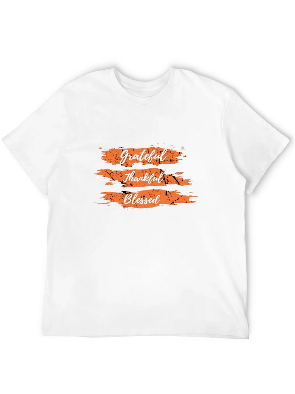 Grateful Thankful Blessed Black T-Shirt