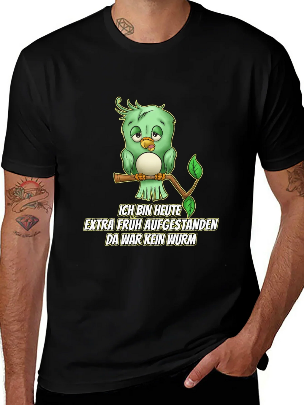 Funny German Early Bird T-Shirt - No Worm!