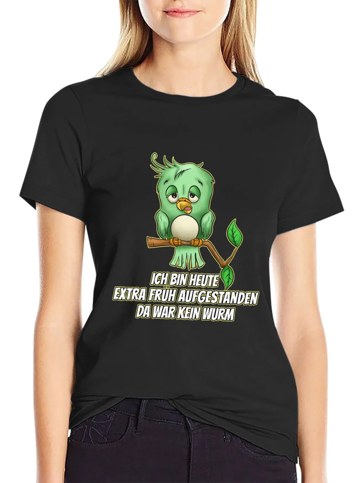 Funny German Early Bird T-Shirt - No Worm!