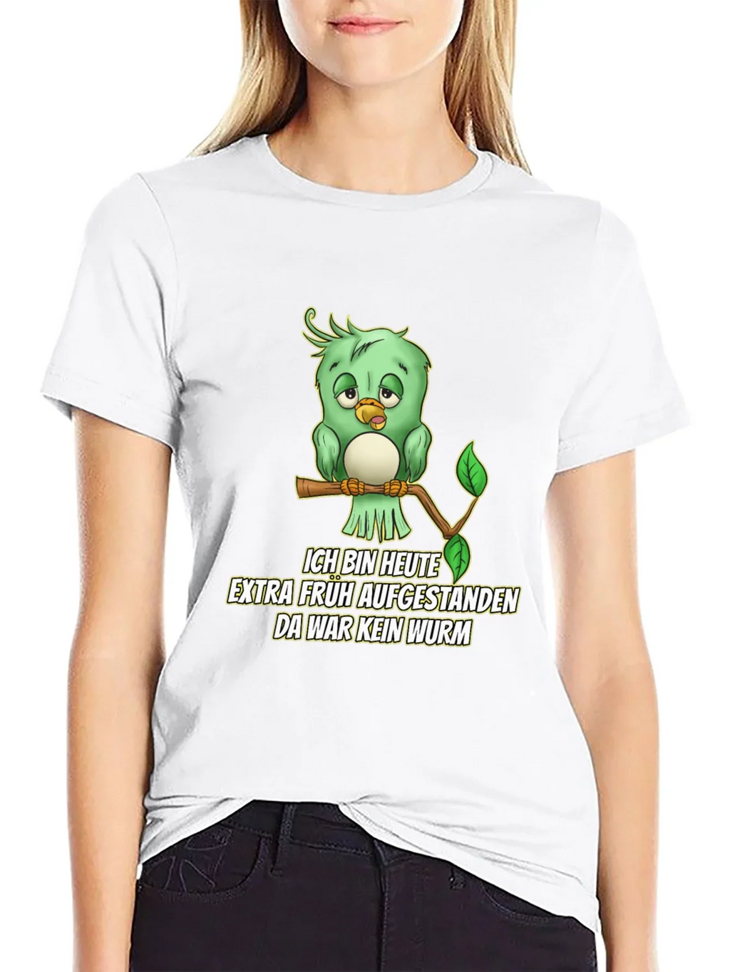 Funny German Early Bird T-Shirt - No Worm!