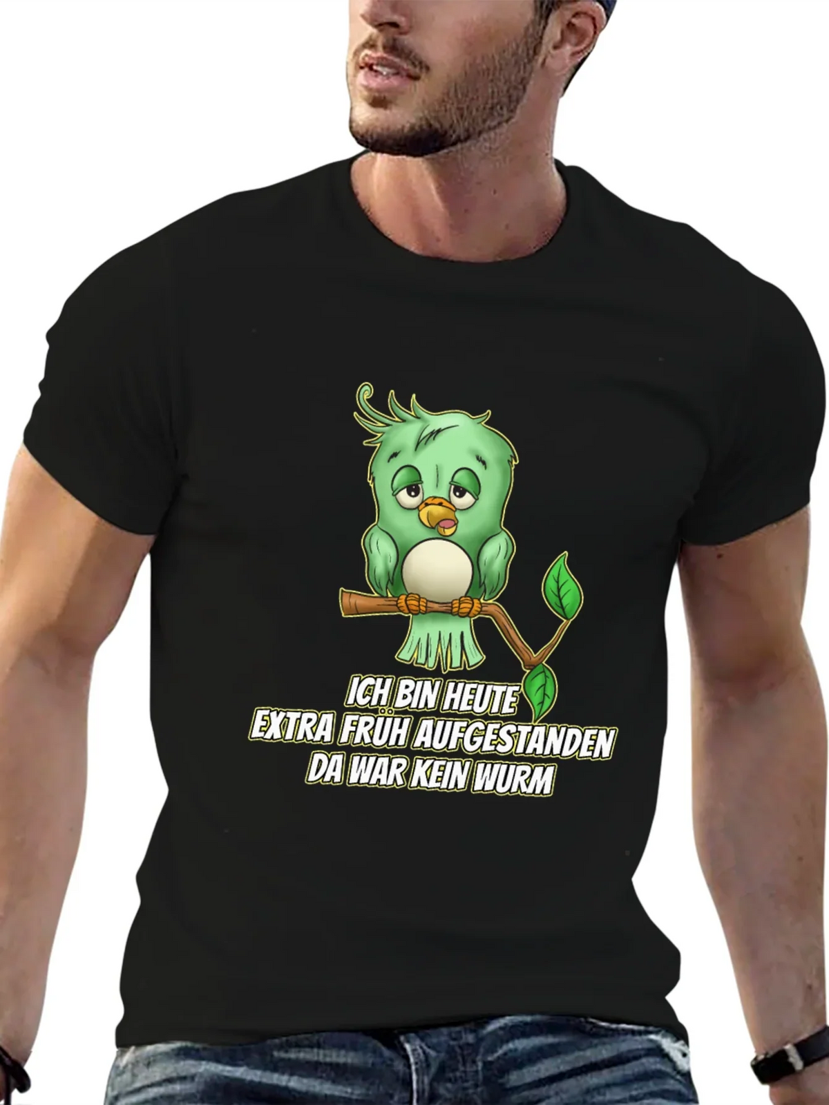 Funny German Early Bird T-Shirt - No Worm!