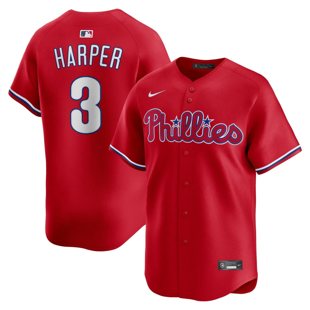 Bryce Harper Philadelphia Phillies Alternate Limited Jersey  Red