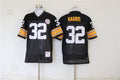 Men's Pittsburgh Steelers Franco Harris Black Legacy Replica Jersey1