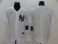 Men's New York Yankees White Home Replica Blank jersey