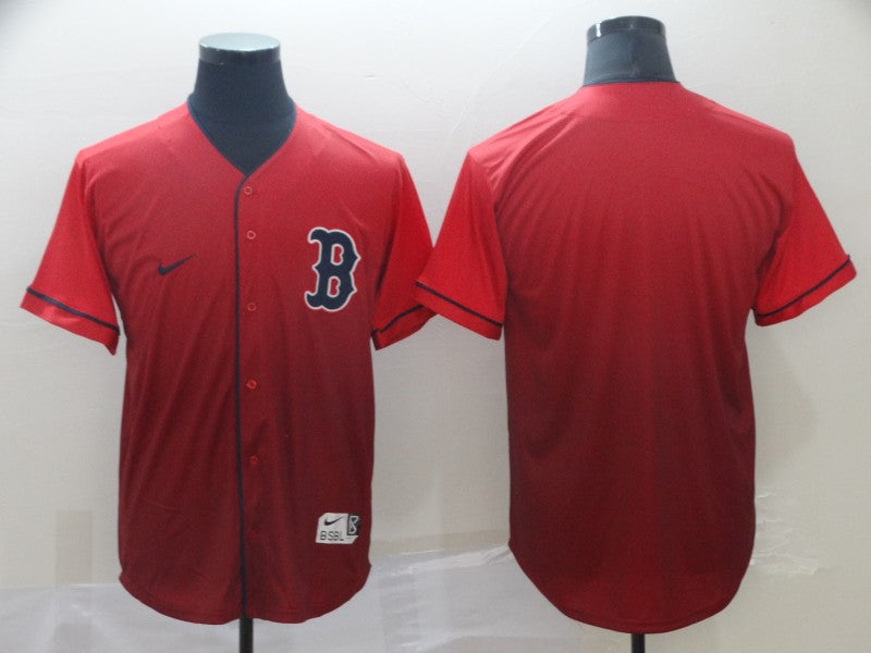 Men's Boston Red Sox Red Replica Blank jersey