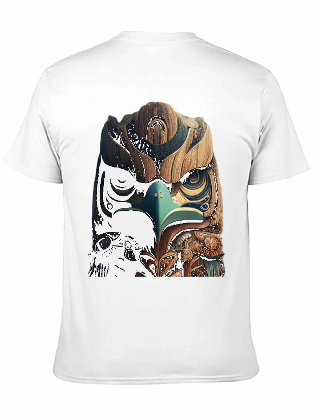 Wood Owl Graphic Tee - Unique Nature Style