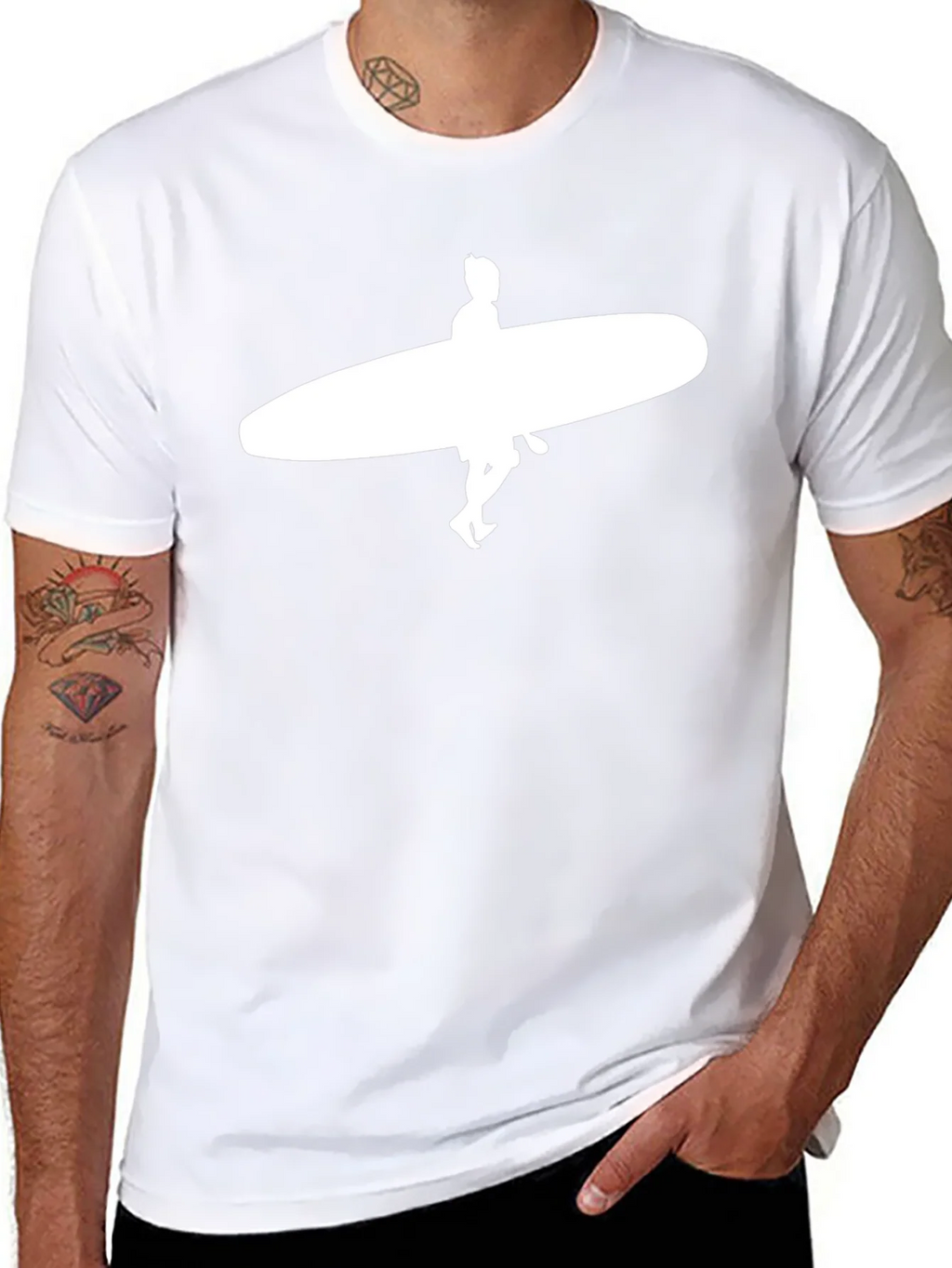 Surfer Graphic Tee - Relaxed Fit T-Shirt
