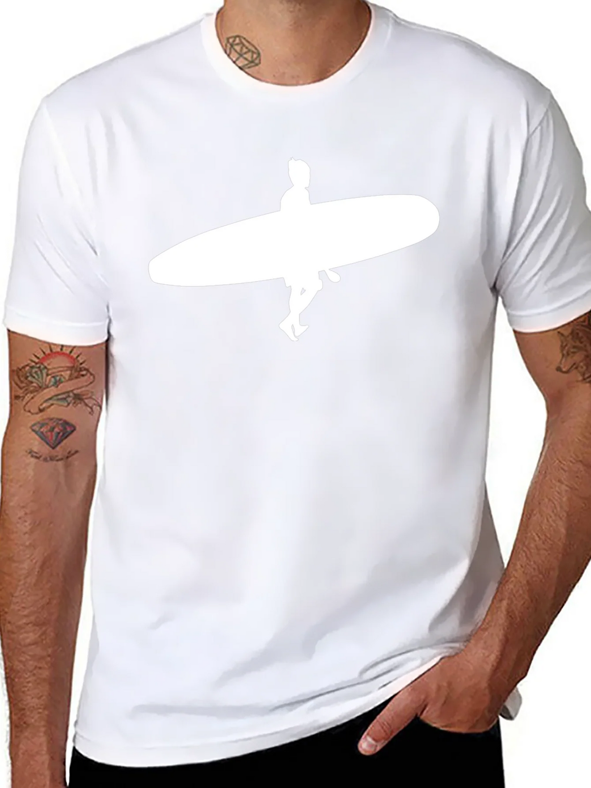 Surfer Graphic Tee - Relaxed Fit T-Shirt