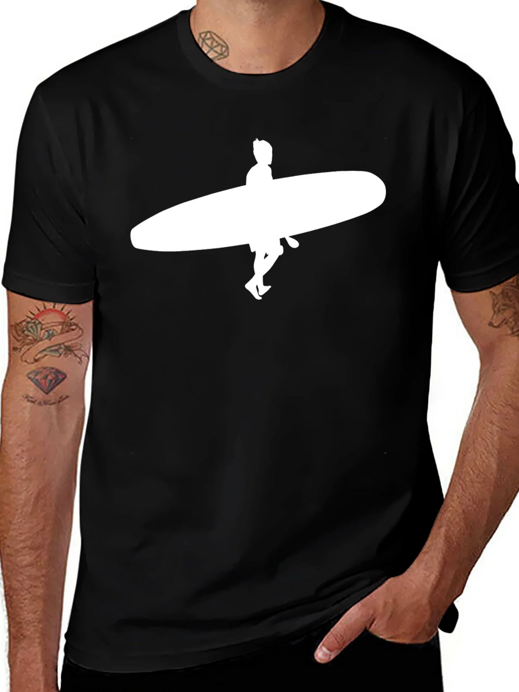 Surfer Graphic Tee - Relaxed Fit T-Shirt