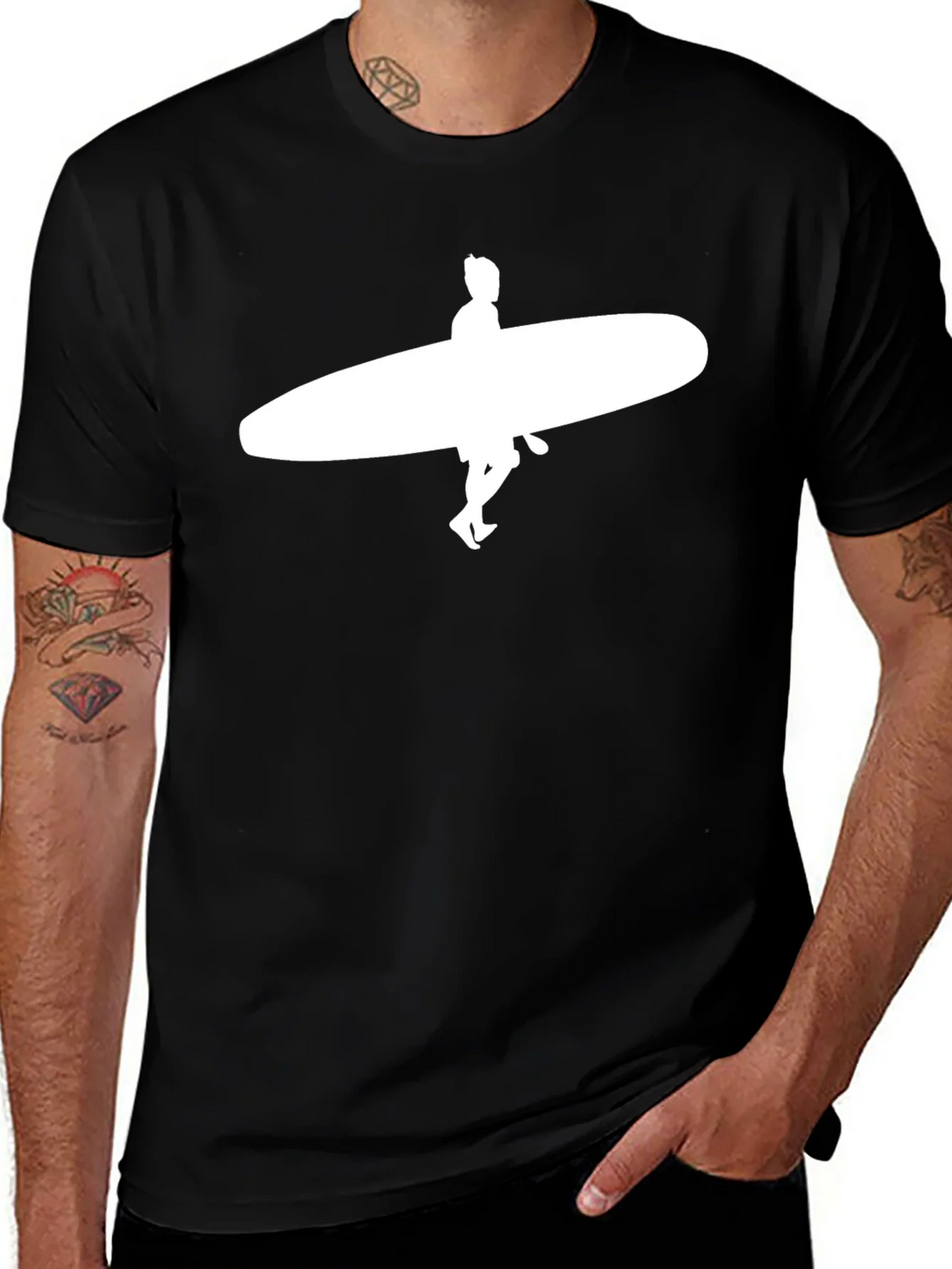 Surfer Graphic Tee - Relaxed Fit T-Shirt
