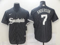 Men's Chicago White Sox Tim Anderson #7 Black Stitched jersey