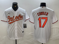 Men's Baltimore Orioles Colton Cowser #17 White Replica Player jersey