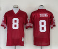 Men's San Francisco 49ers Steve Young Scarlet Legacy Replica Jersey1