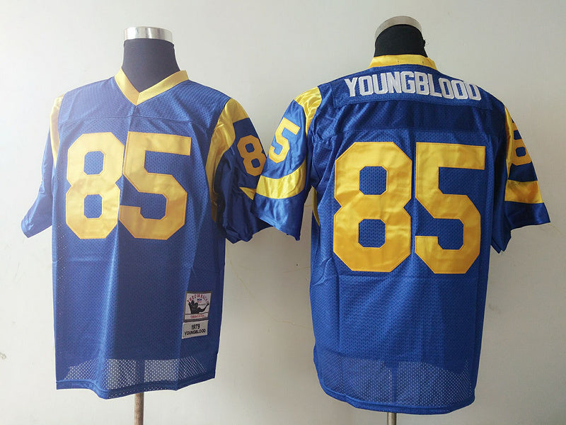 Men's San Louis Rams Jack Youngblood Blue Legacy Replica Jersey1