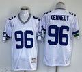 Men's Seattle Seahawks Cortez Kennedy White Legacy Replica Jersey1