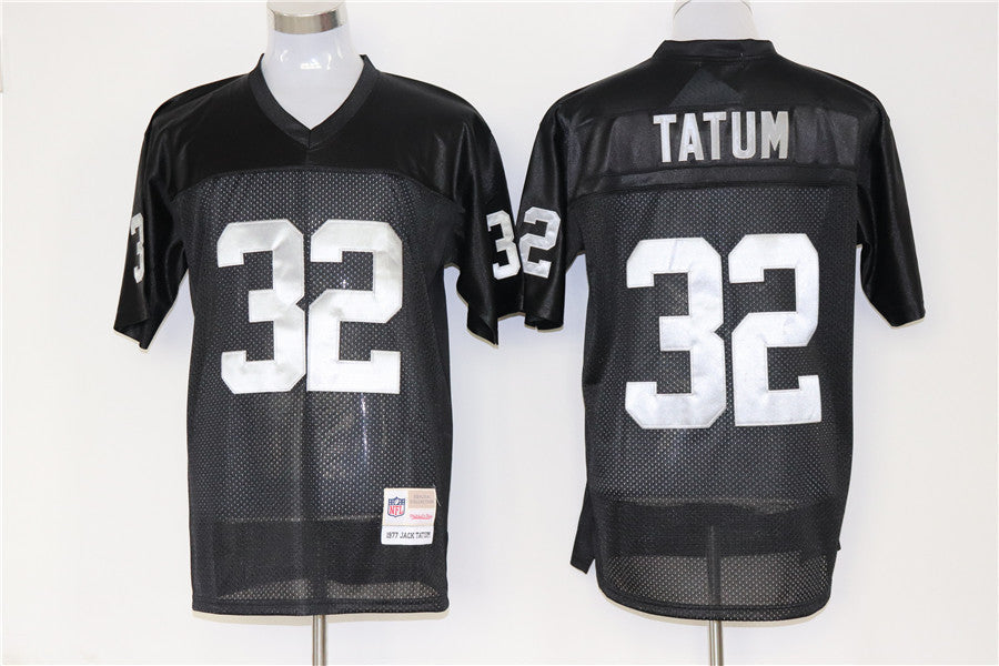 Men's Oakland Raiders Jack Tatum Black Legacy Replica Jersey1
