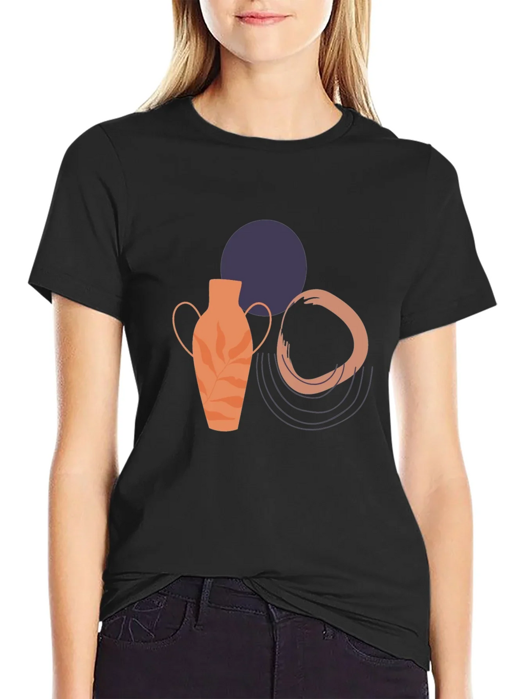 Abstract Art Graphic Tee - Modern Design