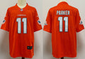 Men's Miami Dolphins DeVante Parker #11 Orange Aqua Game Jersey1