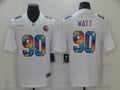 Men's Pittsburgh Steelers T.J. Watt #90 White Player Game jersey