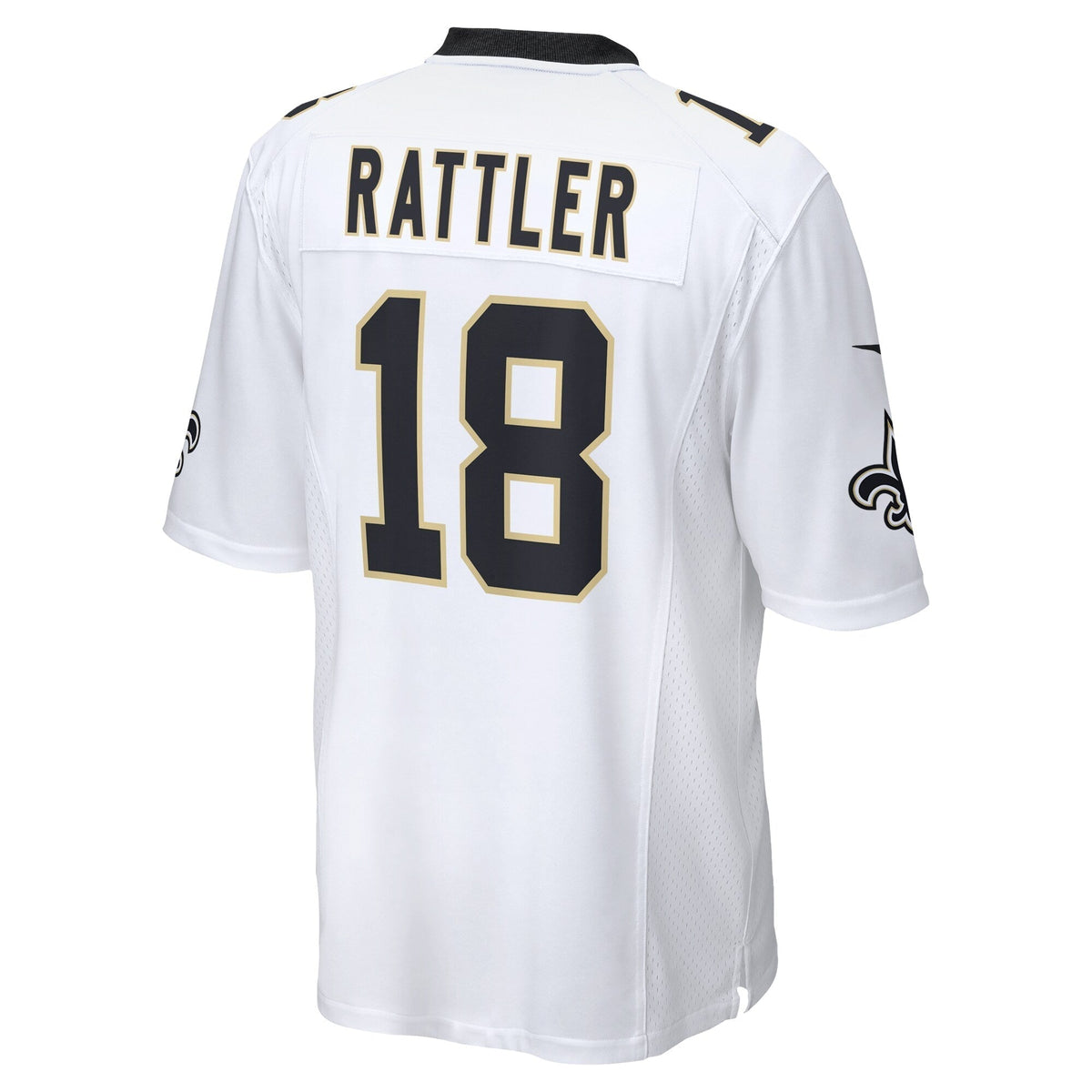 Spencer Rattler New Orleans Saints Nike 2024 NFL Draft Game   Jersey - White