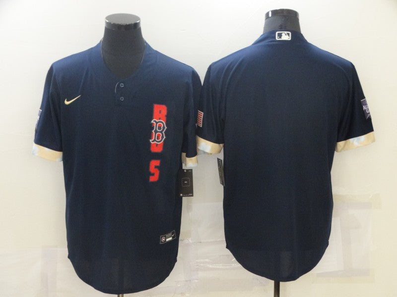 Men's Boston Red Sox Navy ALL STAR Blank jersey