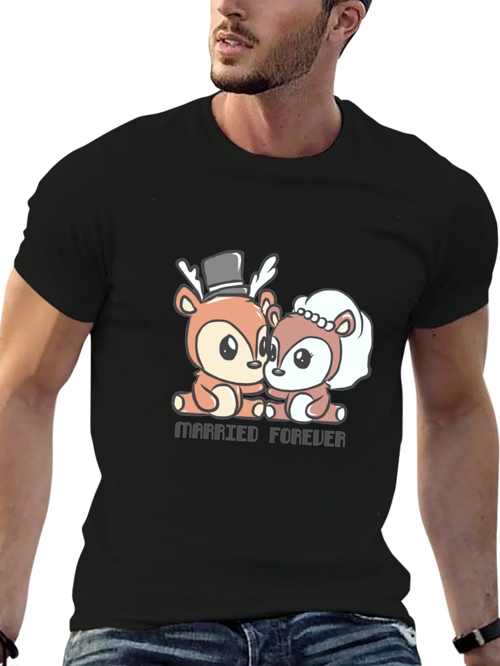 Married Forever Deer T-Shirt