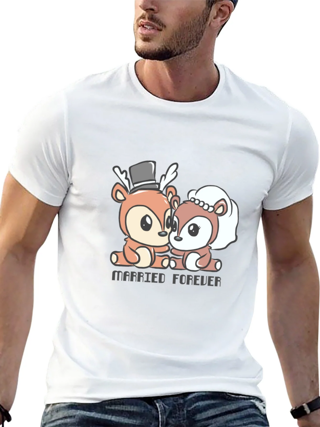Married Forever Deer T-Shirt